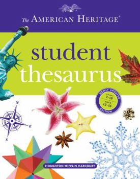 Hardcover The American Heritage Student Thesaurus Book