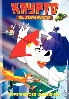 DVD Krypto The Superdog: Superheroes Unleashed Book
