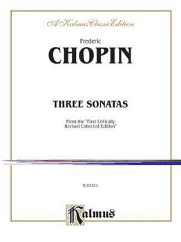 Paperback Frederic Chopin: Three Sonatas Book