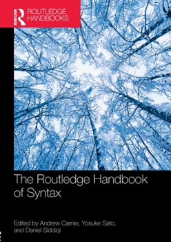 The Routledge Handbook of Syntax - Book  of the Routledge Handbooks in Linguistics