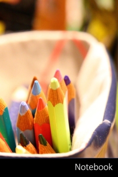 Paperback Notebook: 色鉛筆、 色、 ドロー、 創造的、 &# Book