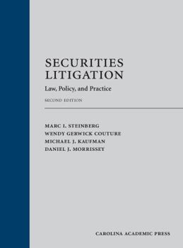 Hardcover Securities Litigation: Law, Policy, and Practice Book