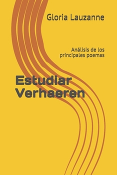 Paperback Estudiar Verhaeren: Análisis de los principales poemas [Spanish] Book