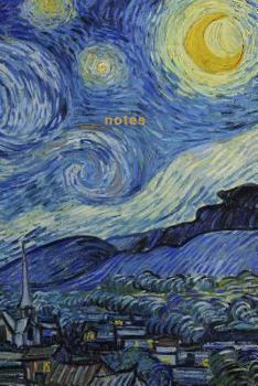 Paperback Notes: Van Gogh Starry Night Journal 175-Page Notebook Book