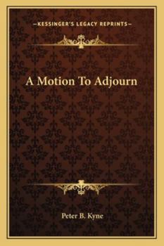 Paperback A Motion To Adjourn Book
