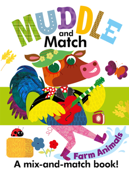 Board book Muddle and Match Farm Animals Book