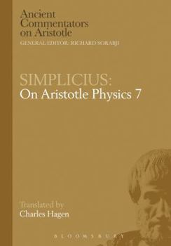 Hardcover Simplicius: On Aristotle Physics 7 Book