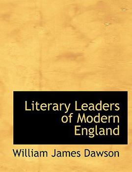 Paperback Literary Leaders of Modern England [Large Print] Book