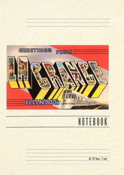 Paperback Vintage Lined Notebook Greetings from La Grange, Illinois Book