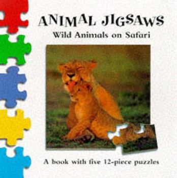 Hardcover Animal Jigsaws X 4: Wild Animals on Safari Book