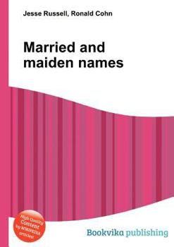 Paperback Married and Maiden Names Book