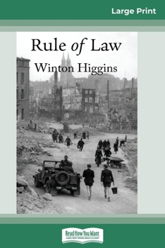 Paperback Rule of Law: A novel (16pt Large Print Edition) [Large Print] Book