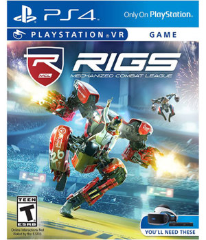 Game - Playstation 4 Rigs Mechanized Combat League Book