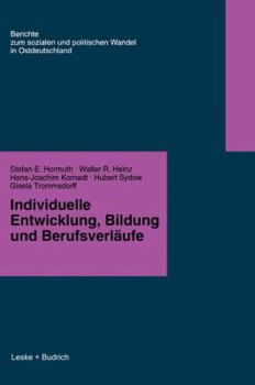 Paperback Individuelle Entwicklung, Bildung Und Berufsverfäufe [German] Book