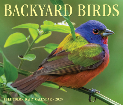 Unknown Binding Backyard Birds 2025 6.2 X 5.4 Box Calendar Book