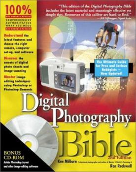 Paperback Digital Photography Bible [With CD-ROM] Book