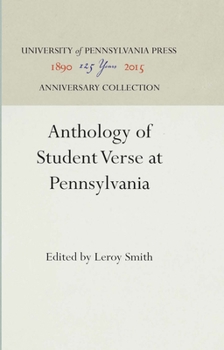 Hardcover Anthology of Student Verse at Pennsylvania Book
