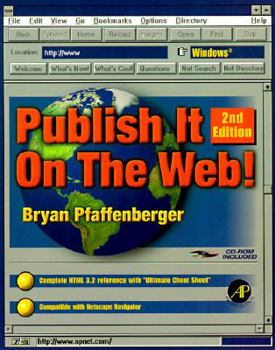 Paperback Publish it on the Web! Windows, Second Edition Book