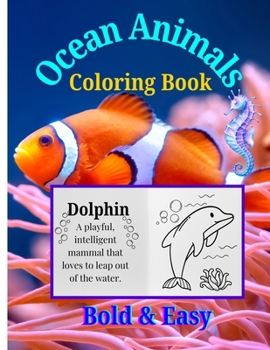 Ocean Animals Coloring Book for Kids 35 Unique Sea Creatures to Learn & Color Fun Educational Marine Life Activity Book by Jesintha Bhaskaran (8.5 x 1