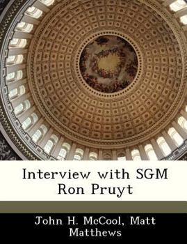 Paperback Interview with Sgm Ron Pruyt Book