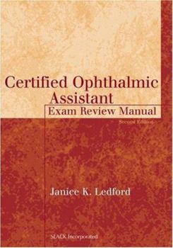 Paperback Certified Ophthalmic Assistant Exam Review Manual Book