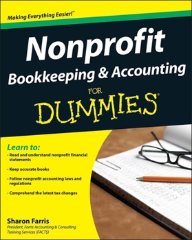 Nonprofit Bookkeeping and Accounting for Dummies - Book  of the Dummies