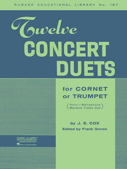 Paperback Twelve Concert Duets for Cornet or Trumpet Book