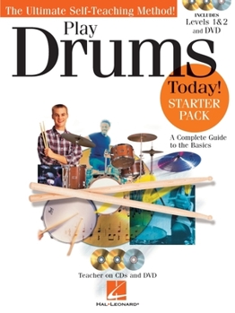 Paperback Play Drums Today! Starter Pack: A Complete Guide to the Basics Book