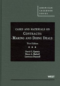 Hardcover Cases and Materials on Contracts: Making and Doing Deals Book