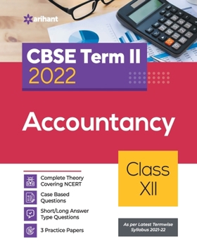 Paperback CBSE Term II Accountancy 12th Book