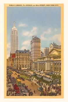 Paperback Vintage Journal Public Library, Fifth Avenue Book