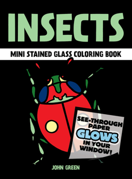 Paperback Insects Stained Glass Coloring Book