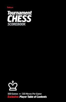 Paperback Tabiya Tournament Chess Scorebook: Cover Style: Black Book