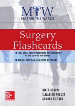 Paperback Master the Wards: Surgery Flashcards Book