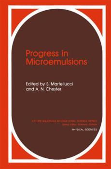 Paperback Progress in Microemulsions Book