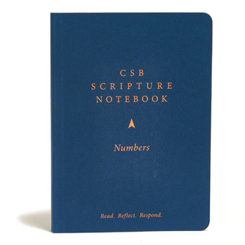 Paperback CSB Scripture Notebook, Numbers: Read. Reflect. Respond. Book