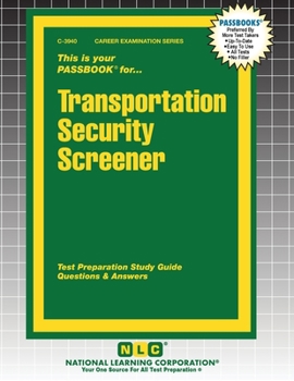 Paperback Transportation Security Screener Book