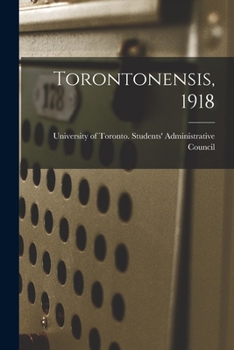Paperback Torontonensis, 1918 Book