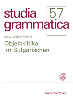 Hardcover Objektklitika im Bulgarischen [German] Book