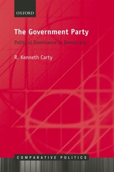 Hardcover The Government Party: Political Dominance in Democracy Book