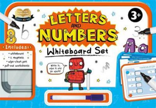 Paperback 3+ Letters & Numbers (Help With Homework Book and Whiteboard Set) Book