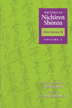 Paperback Writings of Nichiren Shonin Doctrine 2: Volume 2 Book