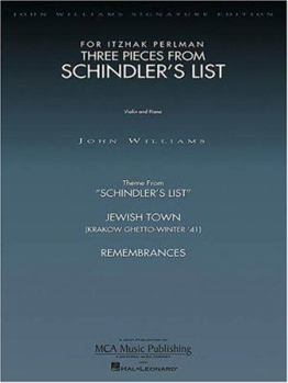 Paperback Three Pieces from Schindler's List Violin and Piano Book