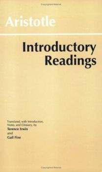 Hardcover Aristotle: Introductory Readings (Hackett Classics) Book