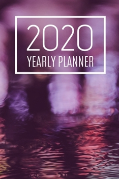 Paperback 2020 Planner: Pink Reflections: Annual Planner (6 x 9 inches, 136 pages, weekly spreads) Book