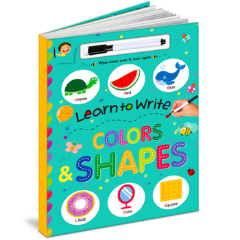 Paperback Learn to Write color & Shapes (Board Book) Book
