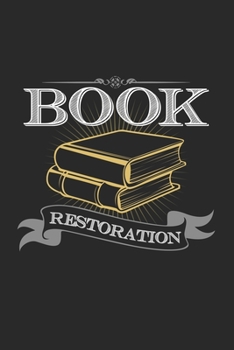 Paperback Book Restoration: 6x9 Book restoration - grid - squared paper - notebook - notes Book