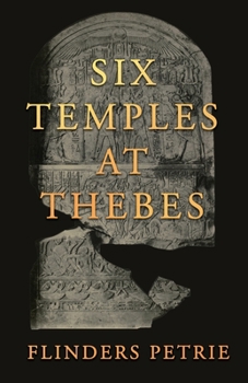 Paperback Six Temples at Thebes Book