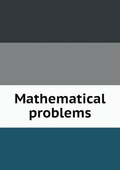 Paperback Mathematical problems Book