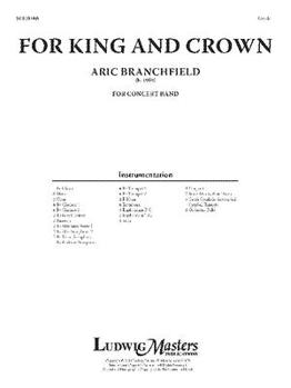 Paperback For King and Crown: Conductor Score Book